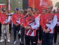 Kapolri gaungkan Pemilu damai di acara “fun walk” lintas elemen