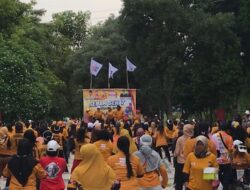 CALEG HANURA KOTA SEMARANG GELAR SENAM BERSAMA WARGA